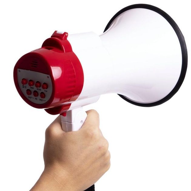 портативний мегафон HQ-108. Гучномовець.Громкоговоритель