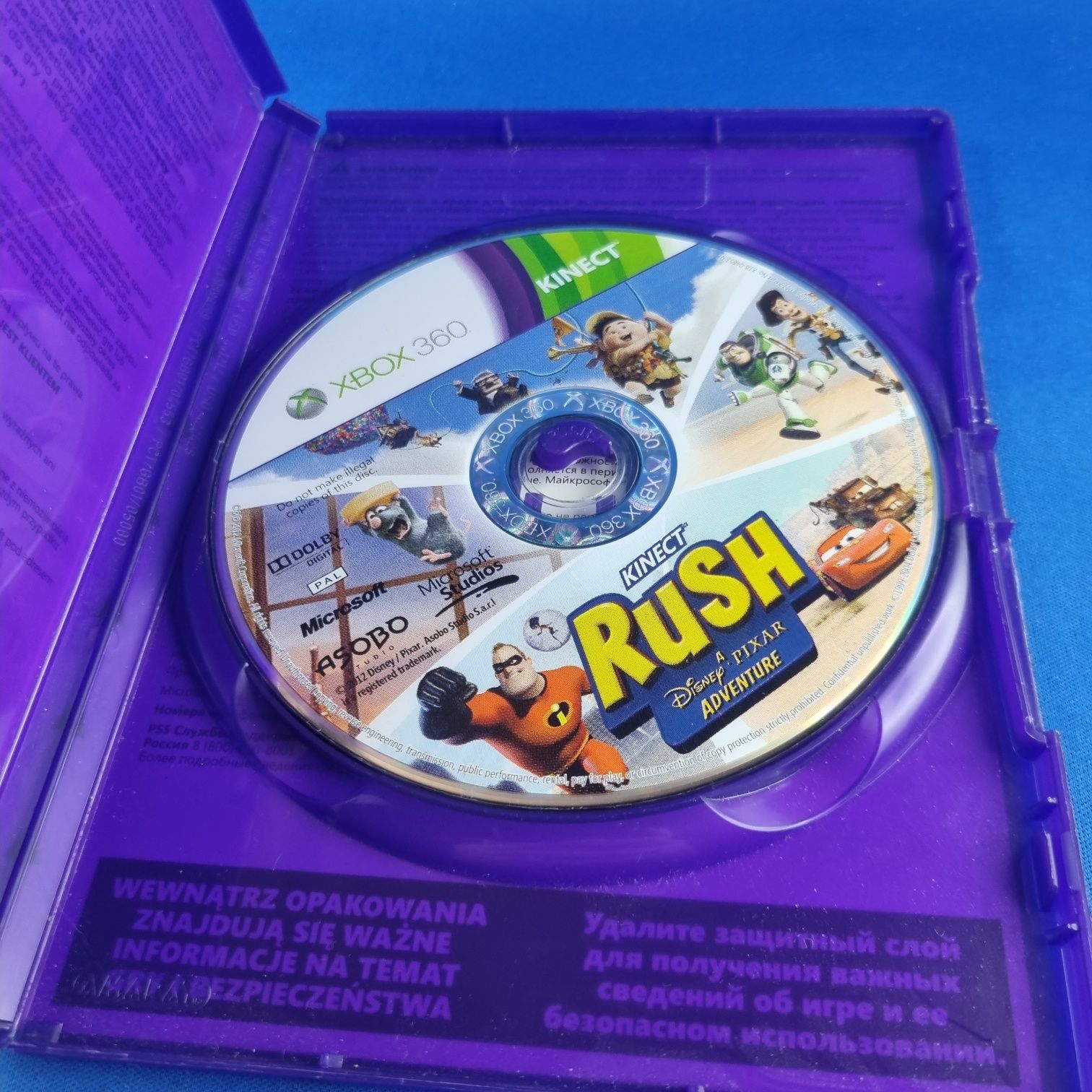 Kinect Rush Przygoda ze Studiem Pixar Xbox 360 Polska edycja