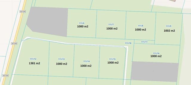 Kompleks działek budowlanych w Załuskach – 50 km od centrum Warszawy