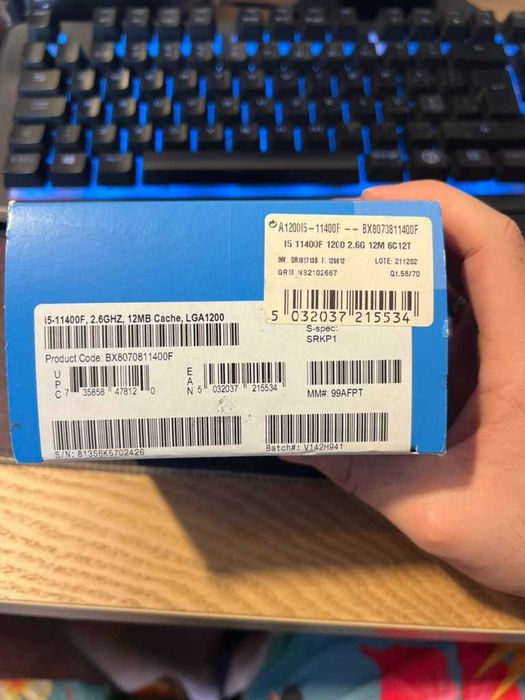 New i5-11400F Processor64552022774018121