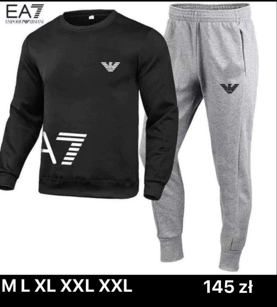 Nowy Komplet Męski Wtapiane logo M L XL XXL różne modele.