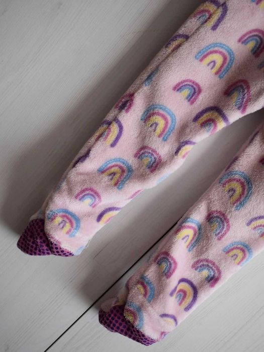 Piżama polarowa 92 98 kigurumi onesie pajacyk z polaru ciepła kombinez