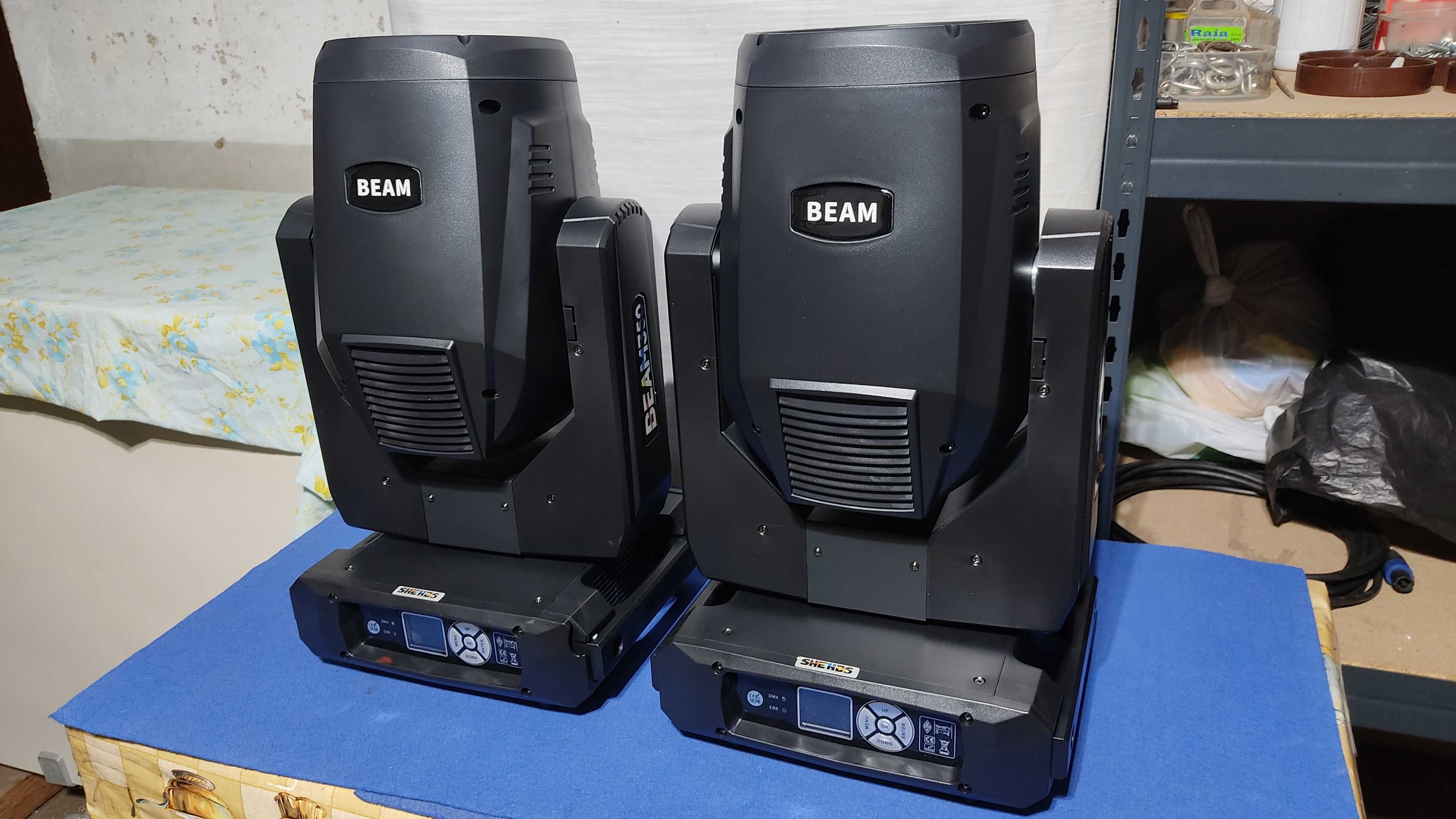 2x Moving head Beam 17R 380W