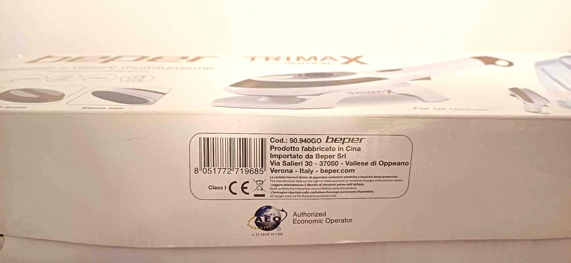 Parownica do odzieży Beper Trimax