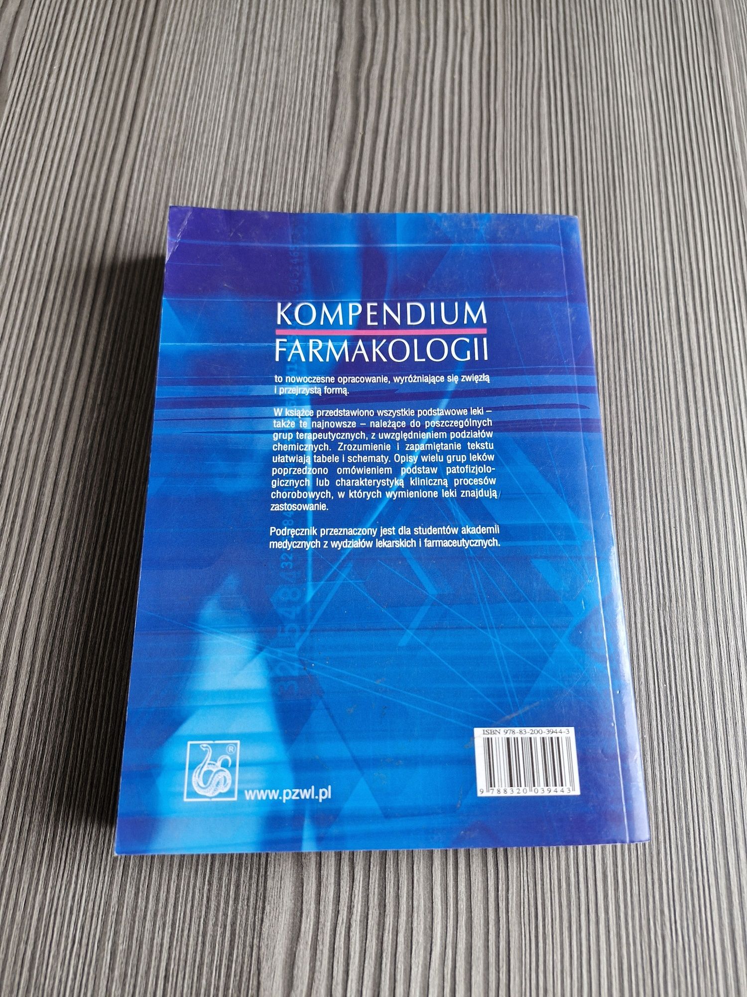 8454. "Kompendium farmakologii" Waldemar Janiec