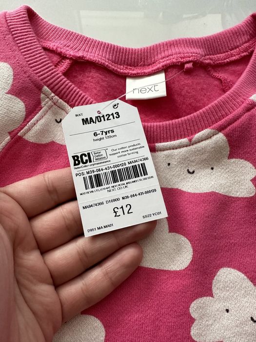 Next 6-7 116-122 плаття сарафан фліс утеплене