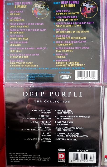 Cds "Deep Purple" (Raros e importados)
