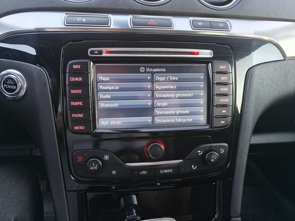 Radio, nawigacja Ford S-Max lift + kod(sprawne, stan bdb)
