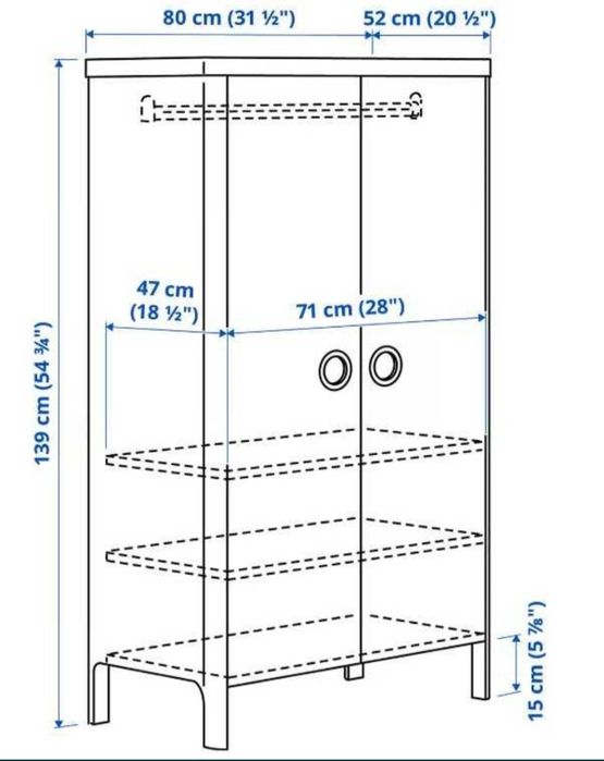 Szafa dziecięca Ikea Busunge