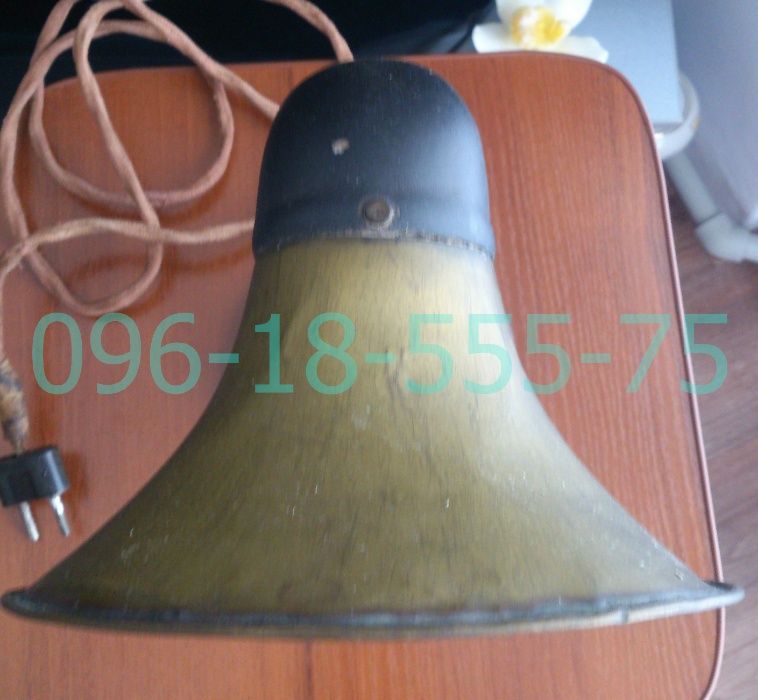 Абонентский громкоговоритель РМ 3, 1928 год, завод Кулакова, работает.