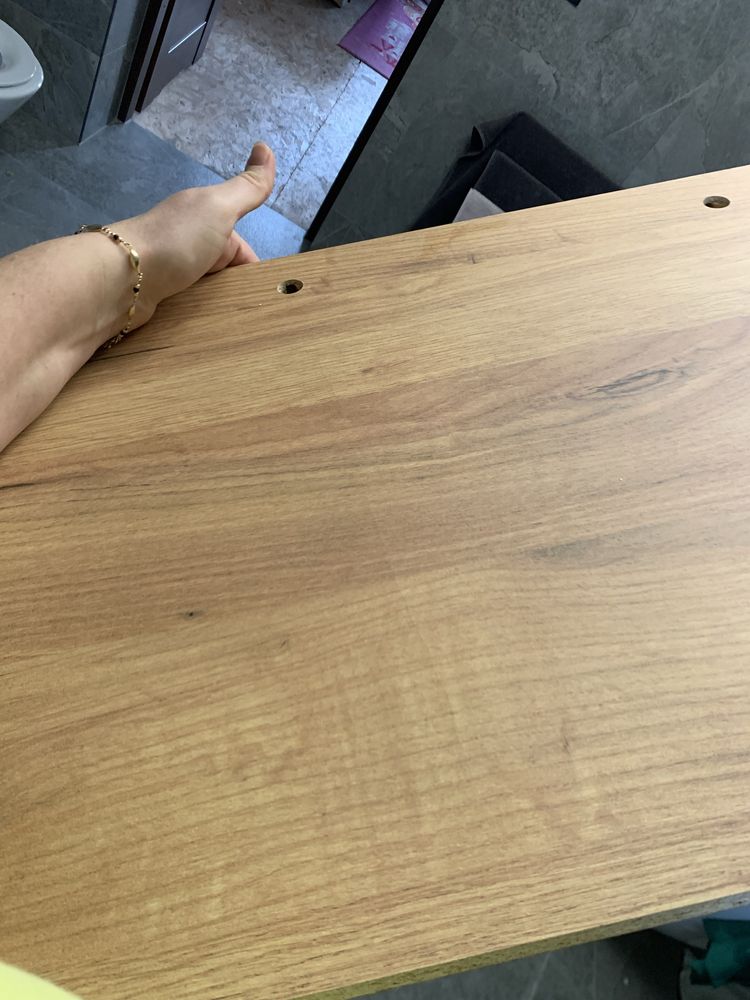 Szafka pod umywalkę nastawną Aruba dąb craft złoty 80 cm - uszkodzona