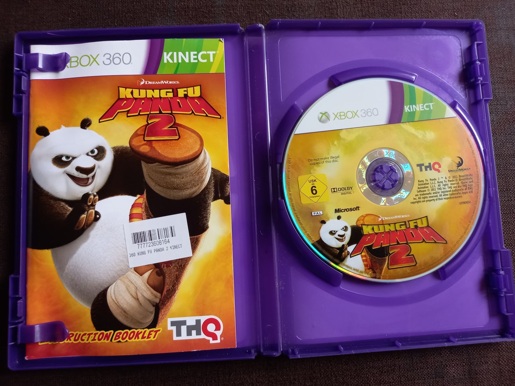 Gra Kung Fu Panda 2 na konsolę xbox 360 kinect kung-fu