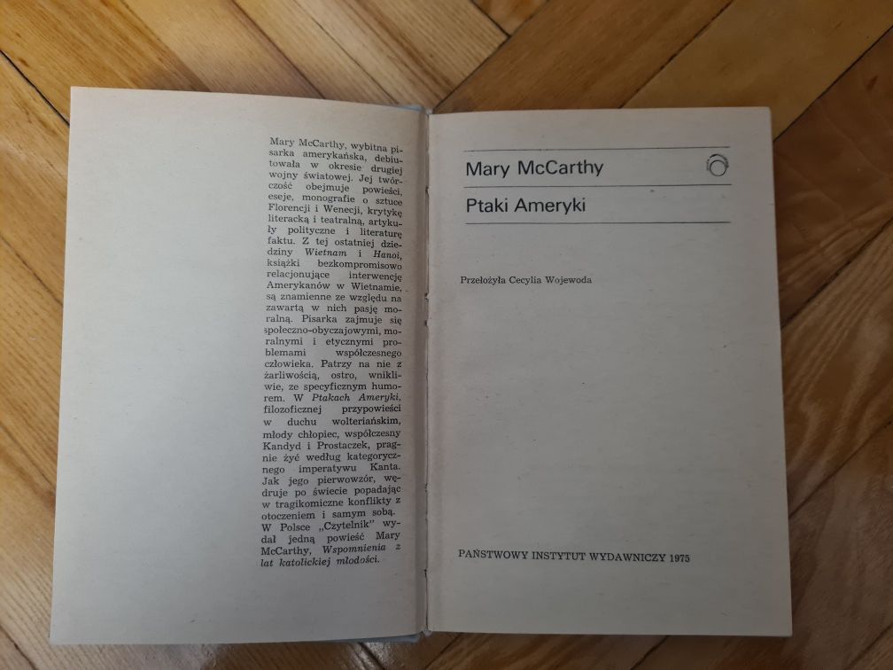 Mary McCarthy - Ptaki Ameryki 1975