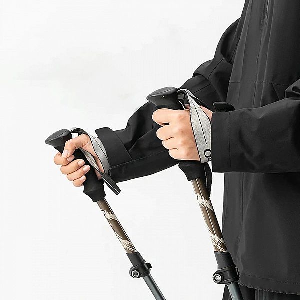 Kijki trekkingowe Qunature nordic walking aluminiowe 110, 130 cm - brą