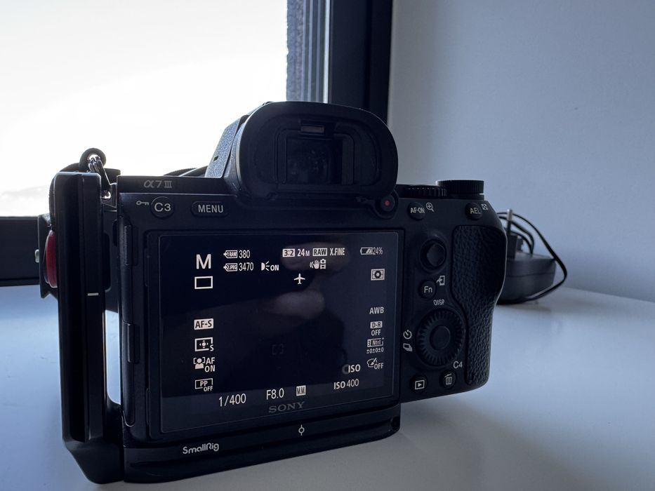 Sony a7iii com 25 000 cliques