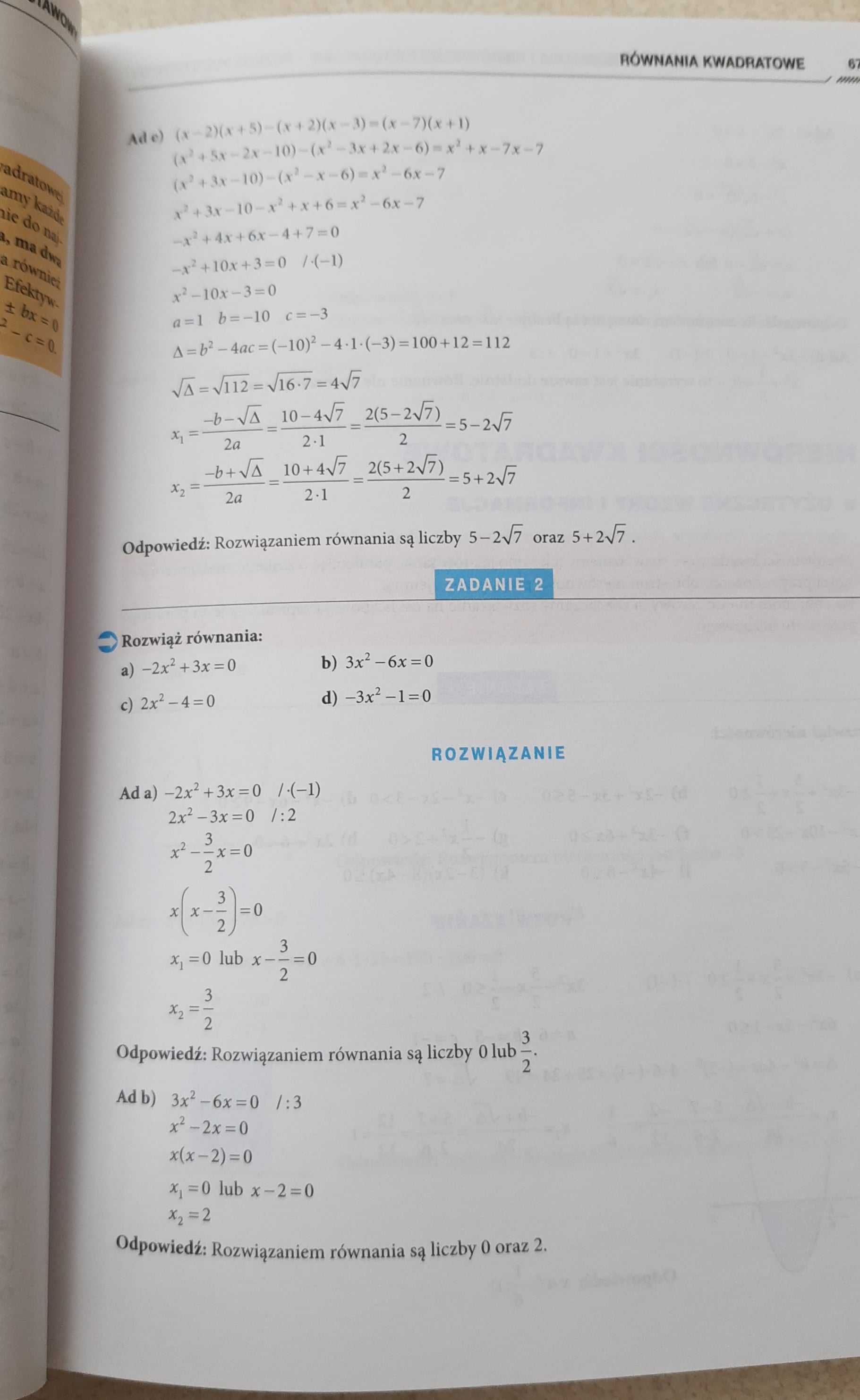 Repetytorium maturzysty. Matematyka. Poziom podstawowy i rozszerzony