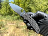 Складний ніж Spyderco Sage 6 Button-Release Compression Lock CF/G-10
