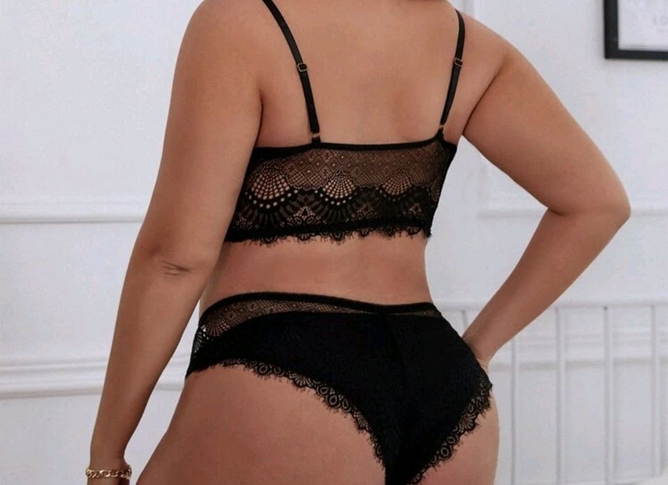 Shein komplet bielizny xl