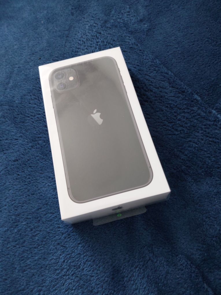 iPhone 11 czarny 64GB nowy po gwarancji