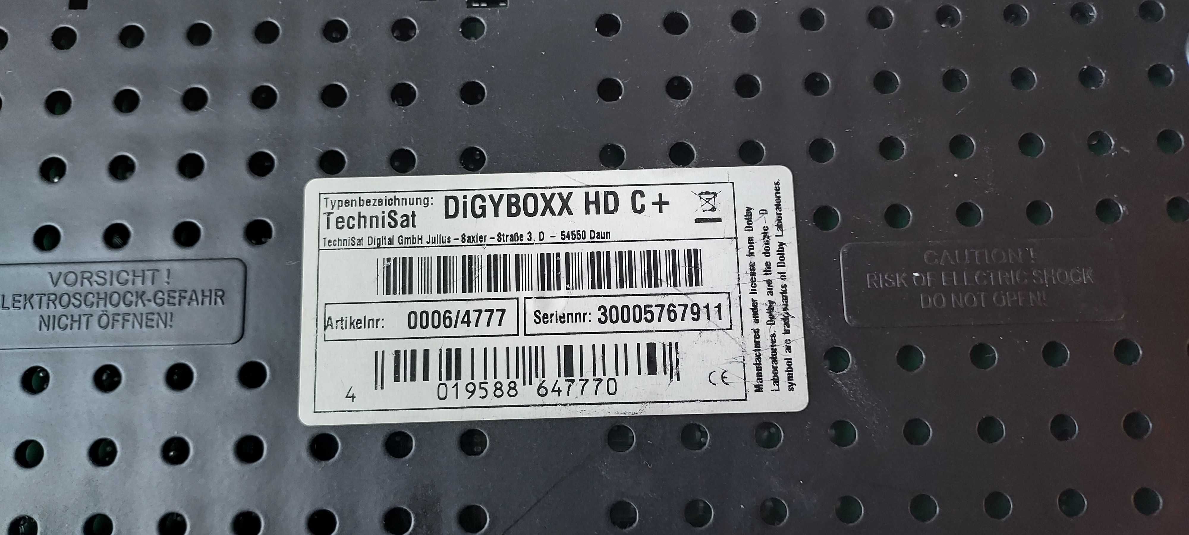 Dekoder tuner satelitarny DiGYBOXX HD C+  niemieckiej firmy TechniSat