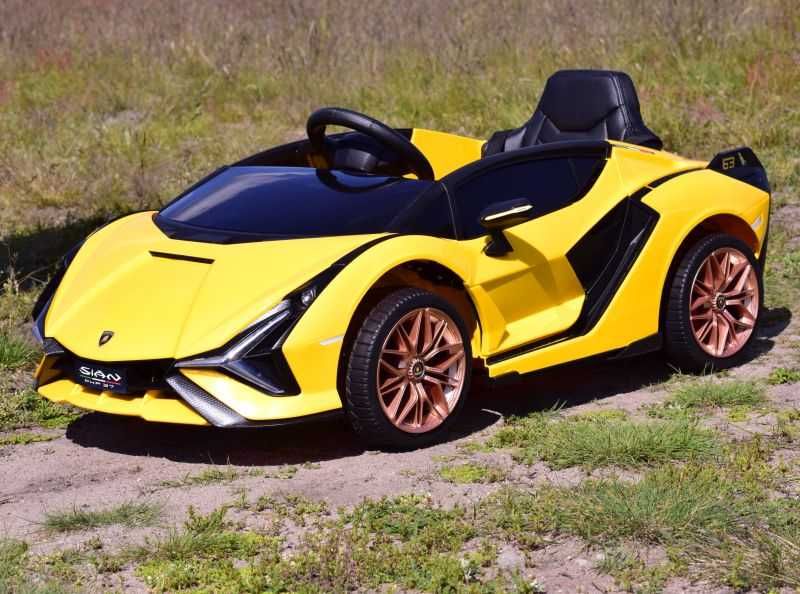 Auto samochód na akumulator LAMBORGHINI SIAN samochody sportowe FULL