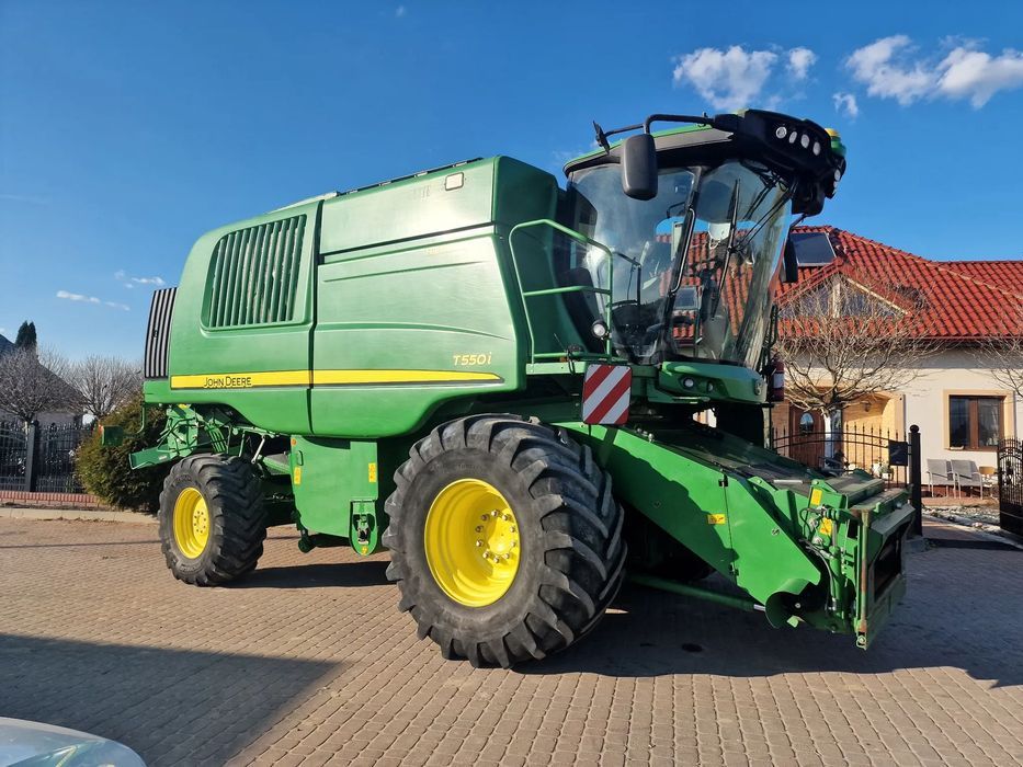 John Deere T550i, 6m, 2015r. GPS  , kombajn zbożowy