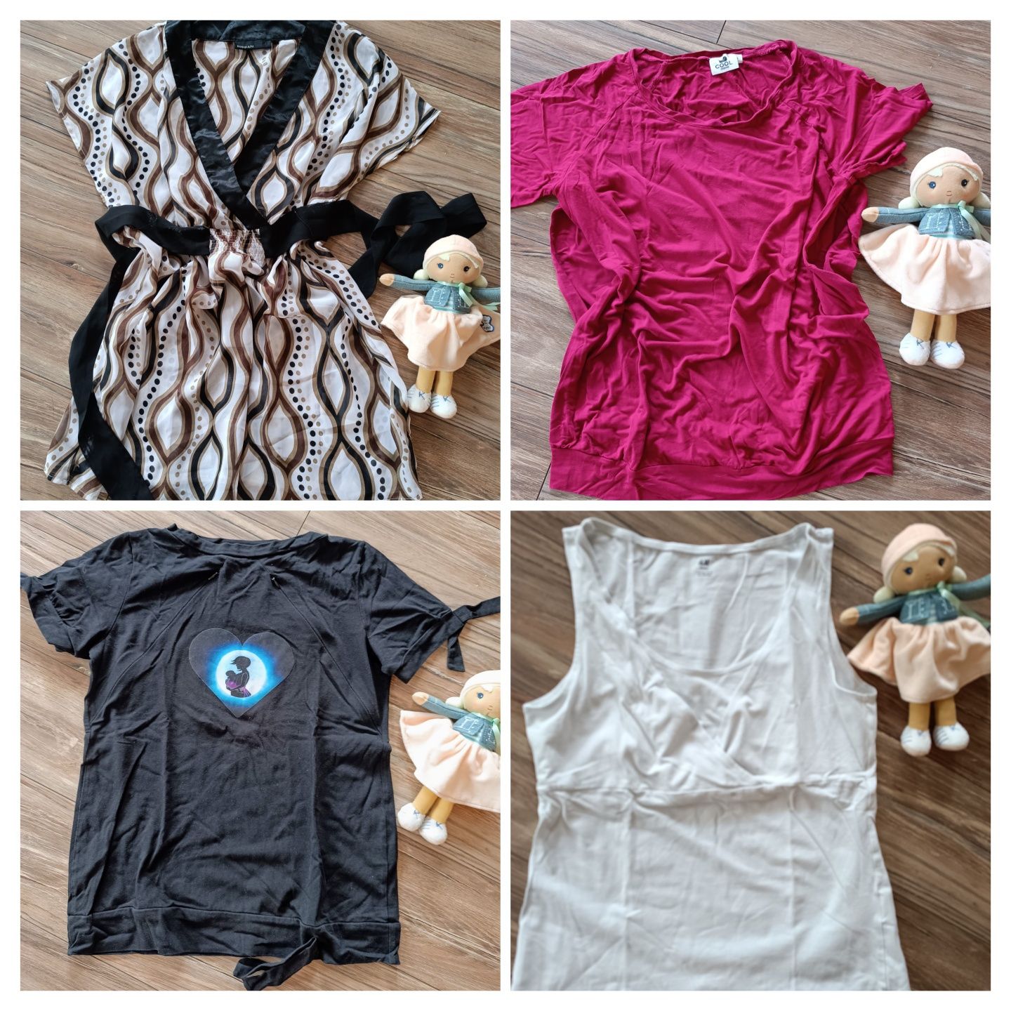 Top bluzka do karmienia piersią h&m r.s/M