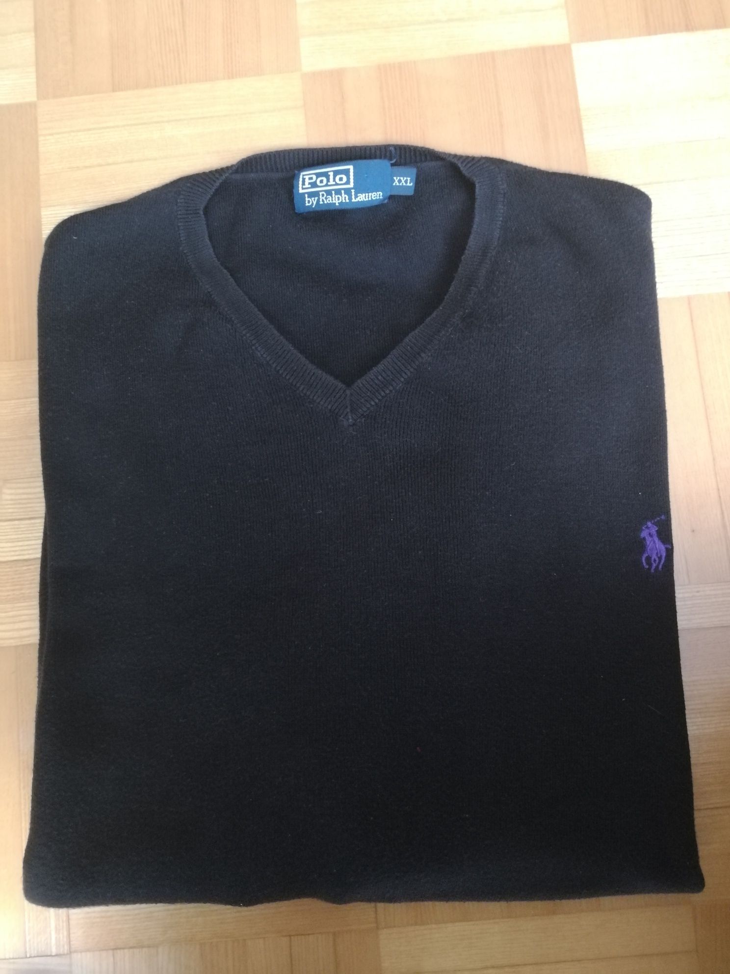 Sweter męski Ralph Lauren Polo XXL czarny