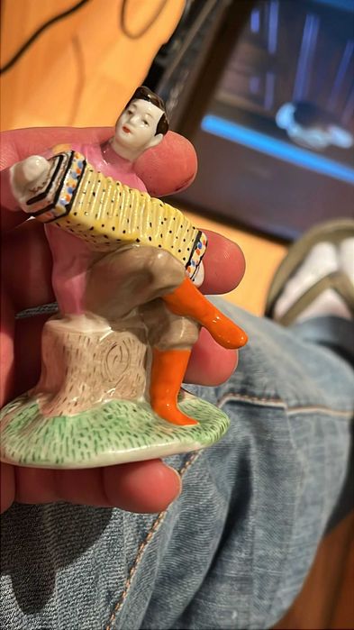 Статуэтки дулево, русский перепляс, 3 шт