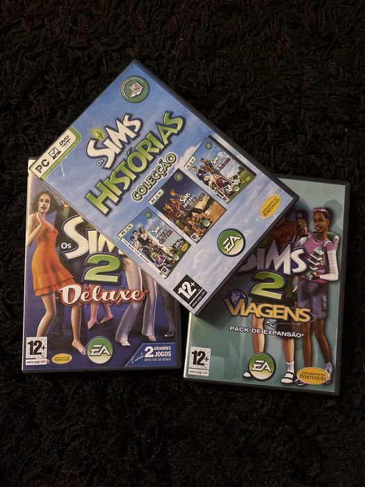 PACK 6 Jogos PC: “Os Sims 2 Deluxe” + “Viagens” + “Histórias” + “Negóc