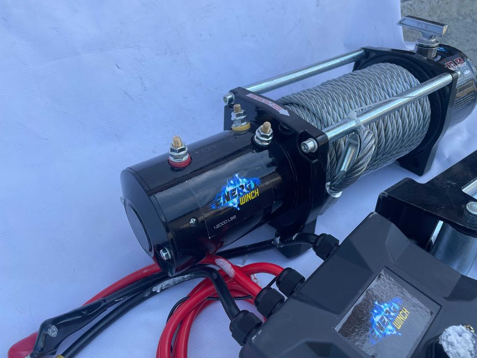 Лебідка автомобільна електрична Energy winch 12000LBS 5,5т лебедка