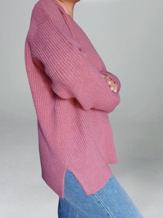 Теплий в'язаний светр