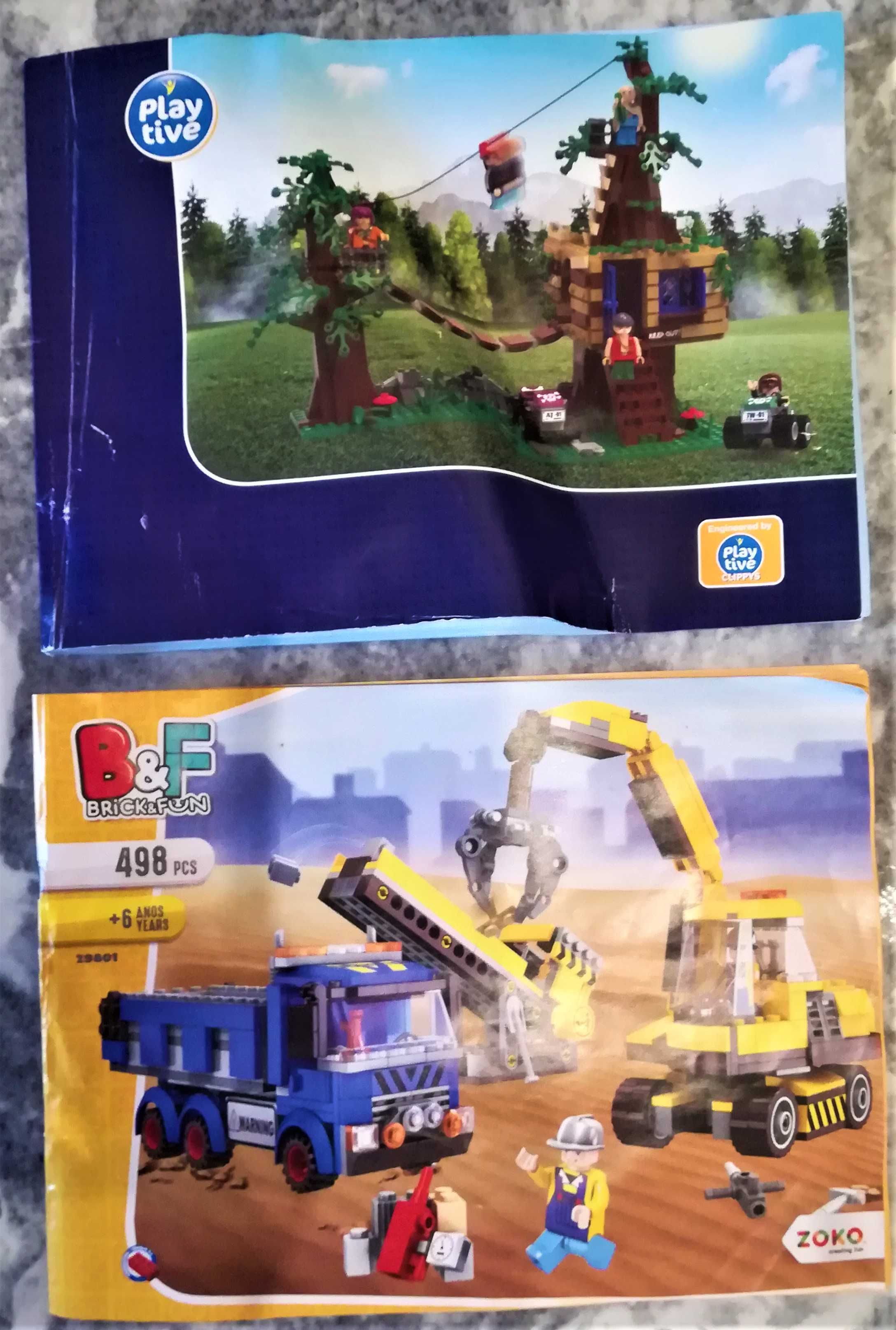 Blocos de construção Brick & Fun ( Tipo Lego ) 498 pcs