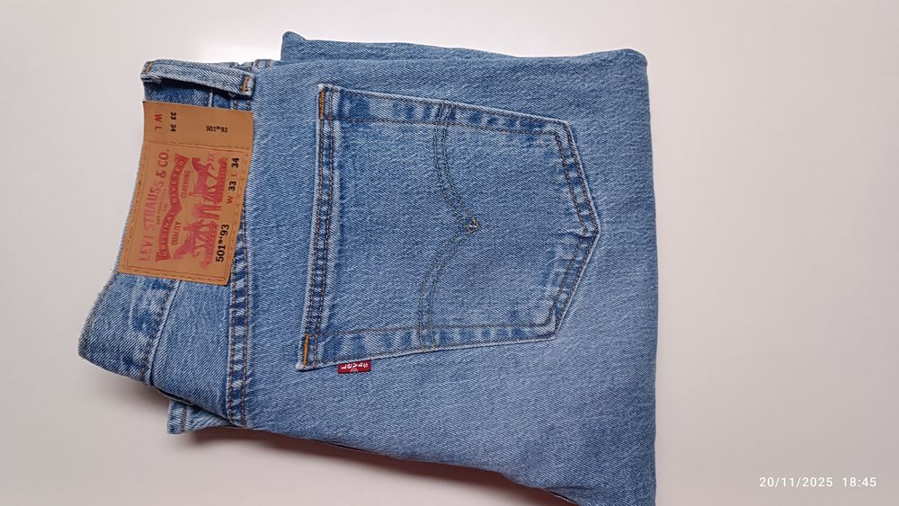 Levi's 501 W33 L34 novas sem etiqueta