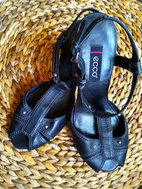 ECCO Eleganckie buty na wysokim obcasie, 100% Skóra, Roz 41 / 26,5 cm