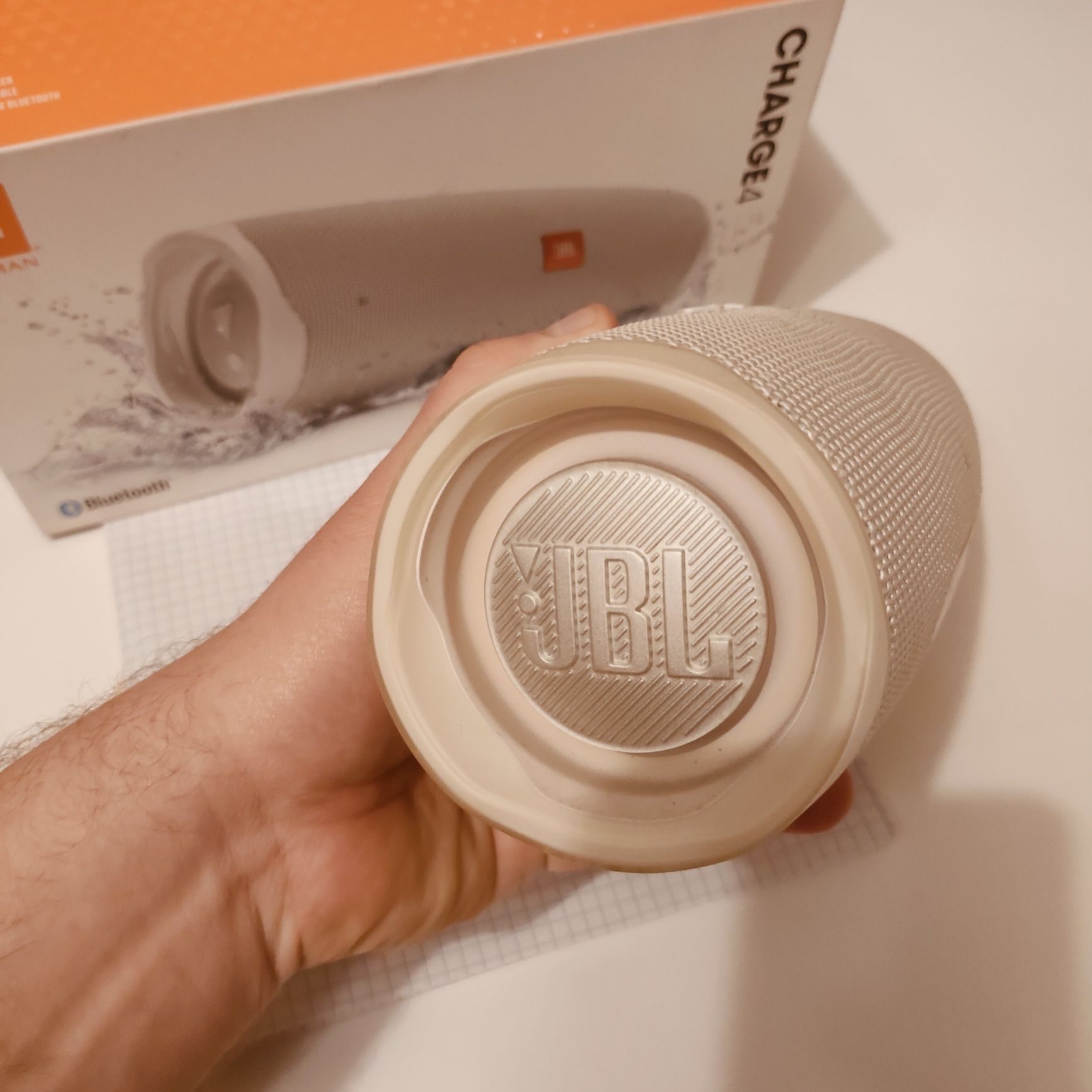 JBL Charge 4 - biały, idealny