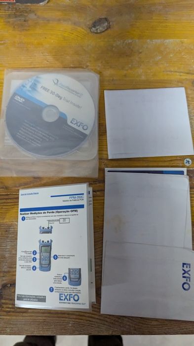 Kit acessórios medidor ótico EXFO (sem aparelho)