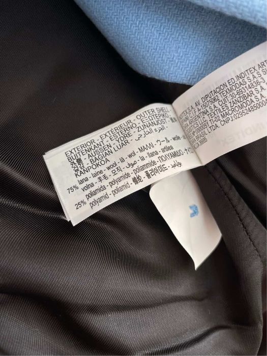 Нове шерстяне жіноче пальто Zara Manteco, люкс якість