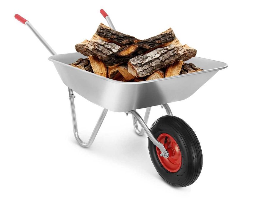 TACZKA Ogrodowa Ocynkowana TŁOCZONA LEKKA 80L / 120L