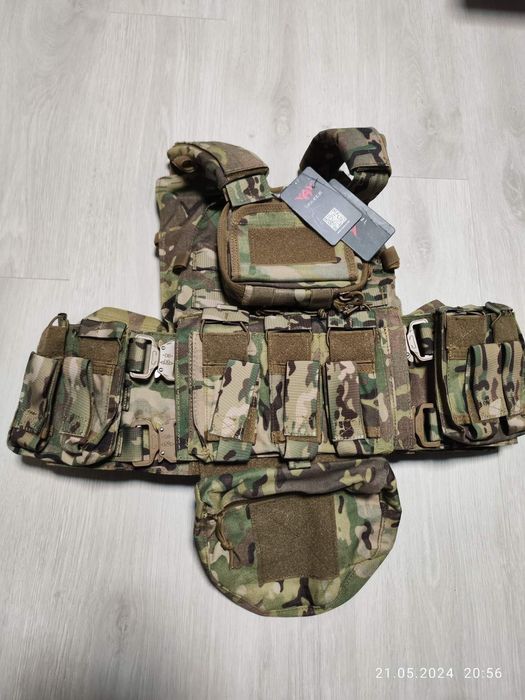 Плитоноска жилет якеда YAKEDA мультикам/multicam