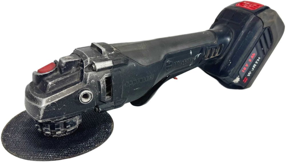 Akumulatorowa szlifierka kątowa WURTH AWS 18-125 P COMPACT + aku + ład