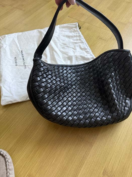 Шкіряна сумка Massimo Dutti