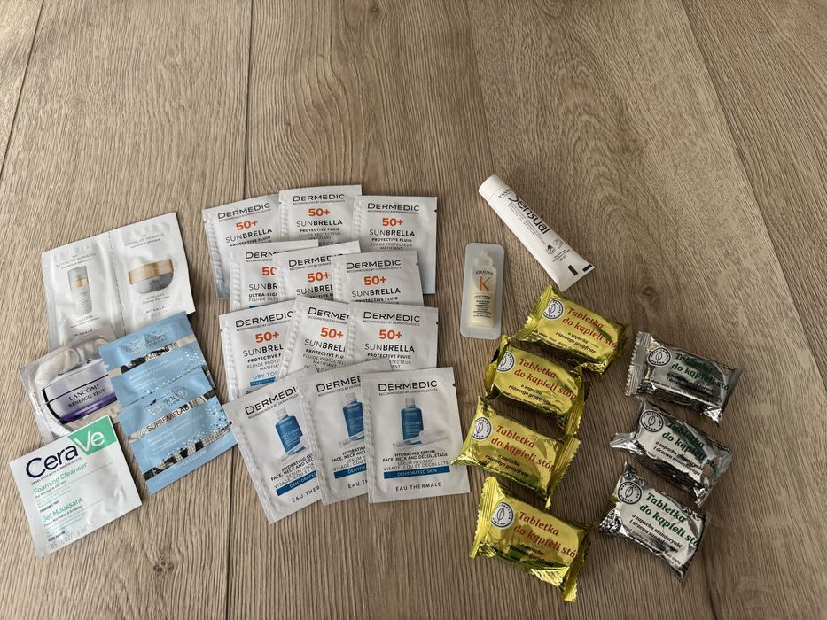 Zestaw kosmetyków okazja Lancome, Rituals, Cerave, Dermedic