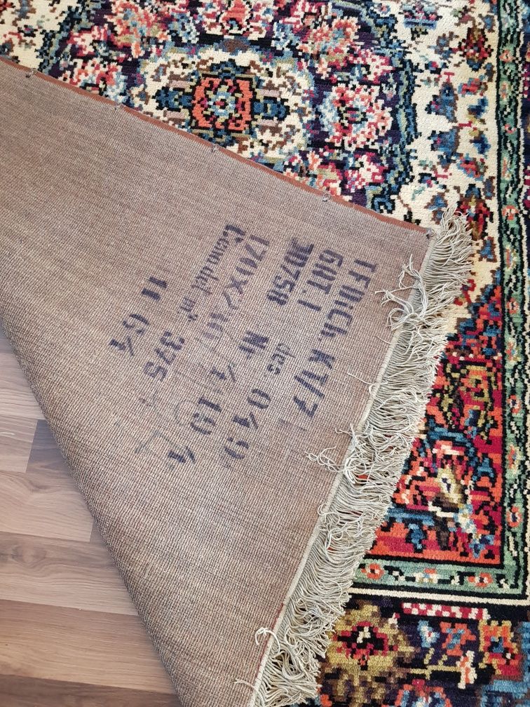 Kilim, wełniany dywan na ścianę  PRL 170x230