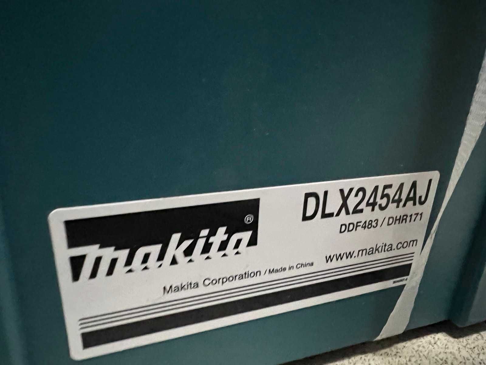 Makita DLX2454AJ 18 В набор дрелей DDF483 + DHR171 + 2 АКБ*2 Ач + кейс