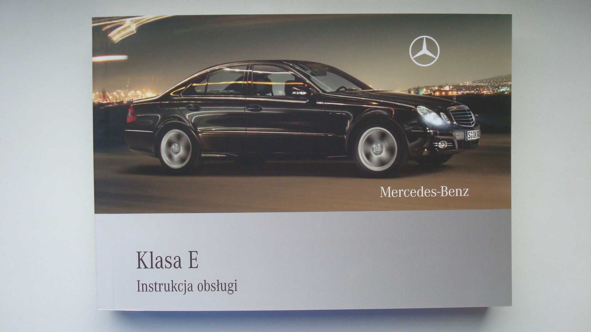 MERCEDES W211 06 -09 książka obsługi Mercedes E Klasa W211 PL kolorowa