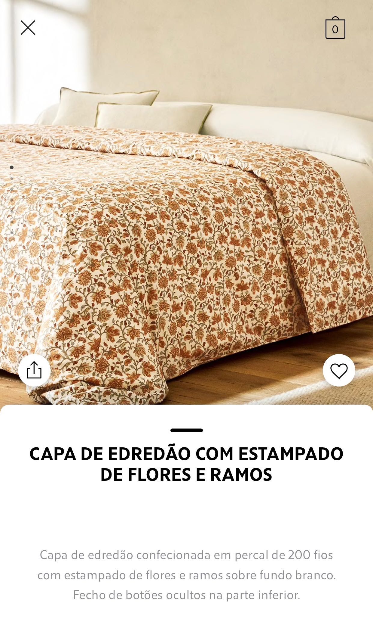 Capa de Edredão + Capas de Almofada  Zara Home NOVO