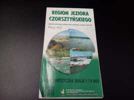 mapa turystyczna, region jeziora czorsztyńskiego, skala 1:75000