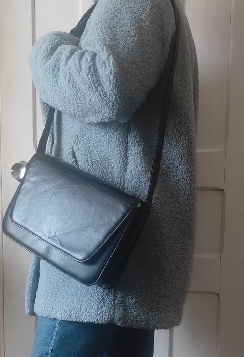 Сумка натуральная кожа кросс-боди