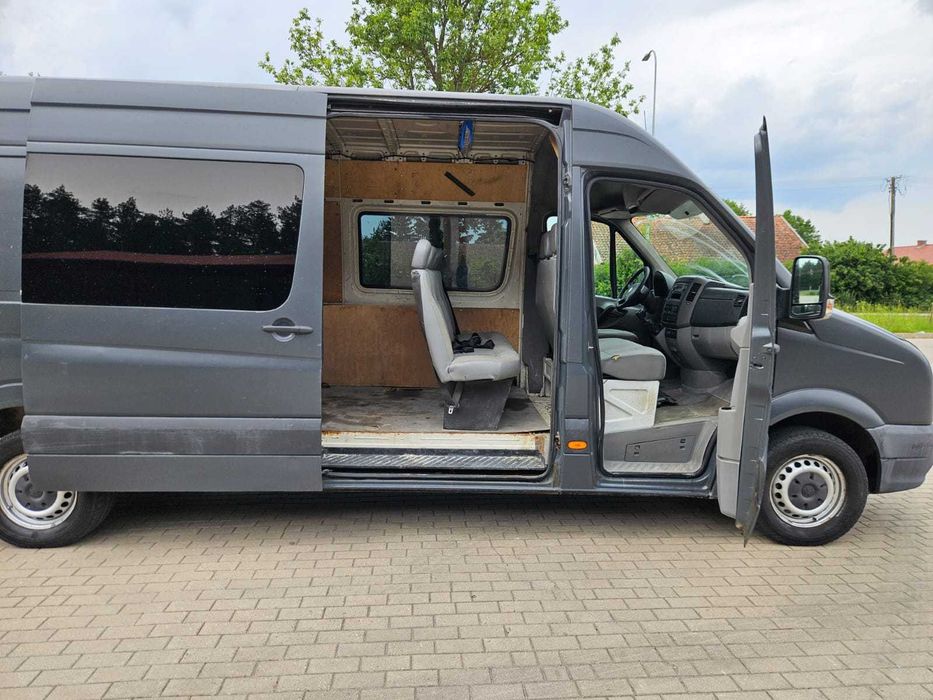 Volkswagen Crafter 2007r Brygadówka 7-mio Osobowy 2.5 TDI